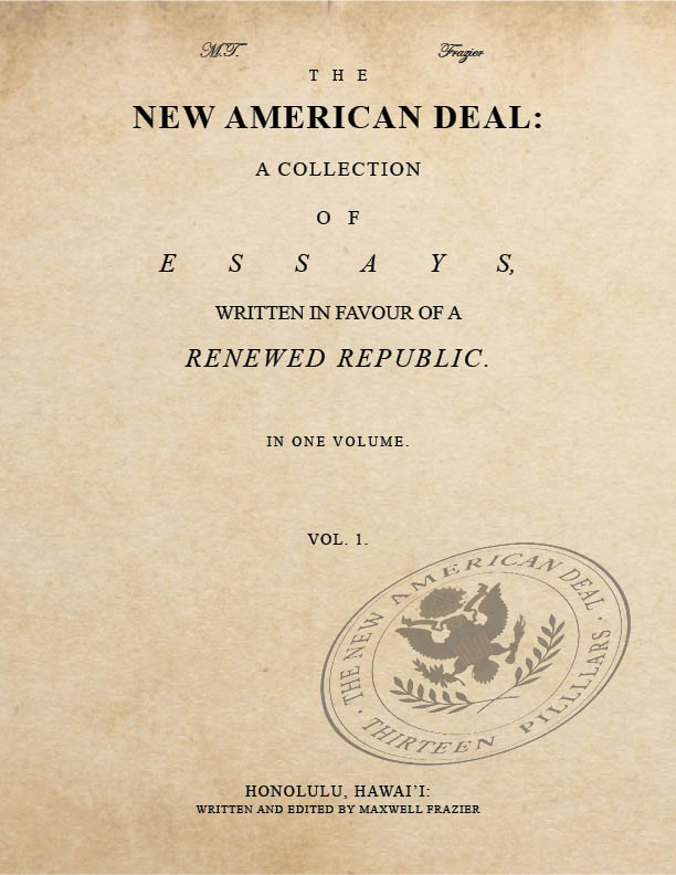 Cover of The New American Deal by Maxwell Frazier